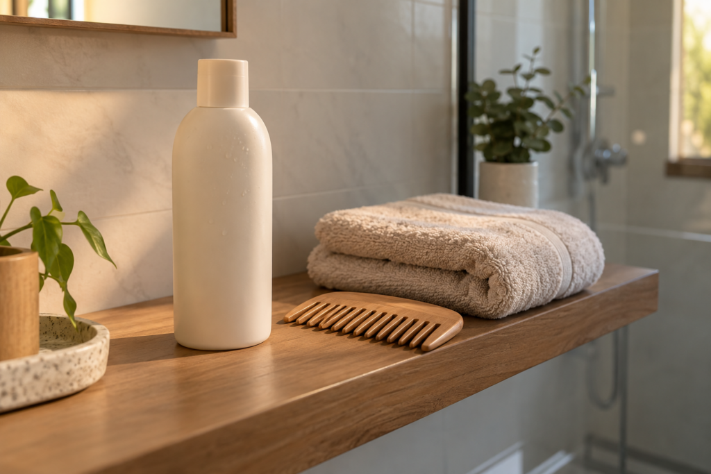 Sulfate-free shampoo and hair care supplies for maintaining hair color